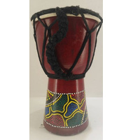 Wooden Djembe 8,5'' - κόκκινο |  Djembes στο Pegasus Music Store